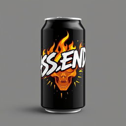 A 3D rendered illustration of a sleek and modern soda can