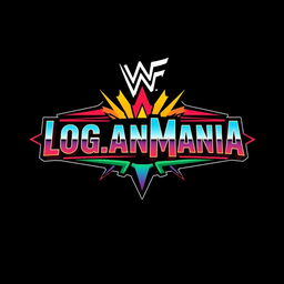 A retro WWF WrestleMania style logo with the text "LOGANMANIA" in bold, vintage typography