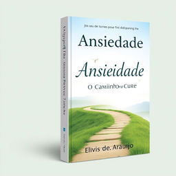 A book cover with the title 'Ansiedade: O Caminho para a Cura' and the author's name, Elvis de Araujo