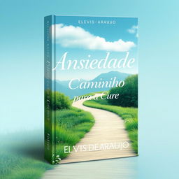 Design a captivating book cover for the title 'Ansiedade: O Caminho para a Cura' by Elvis de Araujo