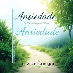 Design a captivating book cover for the title 'Ansiedade: O Caminho para a Cura' by Elvis de Araujo