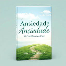 Design a captivating book cover for the title 'Ansiedade: O Caminho para a Cura' by Elvis de Araujo