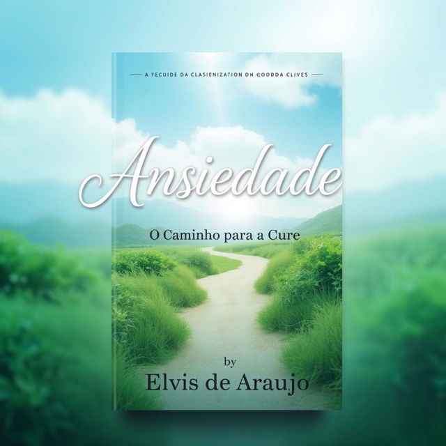 Design a captivating book cover for the title 'Ansiedade: O Caminho para a Cura' by Elvis de Araujo