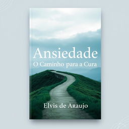 A captivating book cover design for the book titled "Ansiedade: O Caminho para a Cura" by author Elvis de Araujo