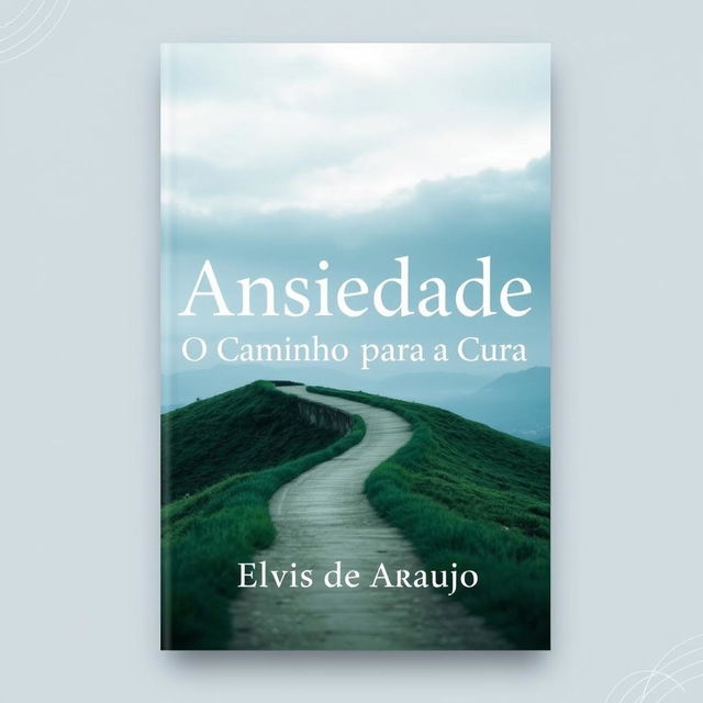 A captivating book cover design for the book titled "Ansiedade: O Caminho para a Cura" by author Elvis de Araujo