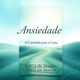 A captivating book cover design for the book titled "Ansiedade: O Caminho para a Cura" by author Elvis de Araujo