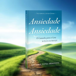 A captivating book cover design for the book titled "Ansiedade: O Caminho para a Cura" by author Elvis de Araujo