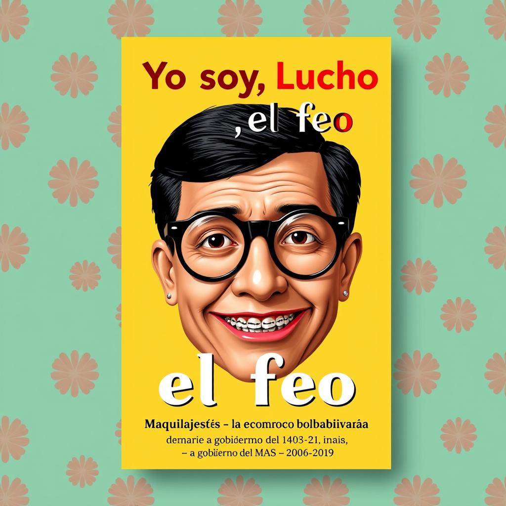 Book cover design inspired by the Colombian TV program poster "Yo soy Betty, la fea"