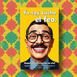 Book cover design inspired by the Colombian TV program poster "Yo soy Betty, la fea"