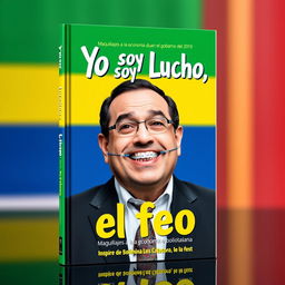 Book cover design featuring the title "Yo soy Lucho, el feo" with a subtitle "Maquillajes a la economía boliviana durante el gobierno del MAS 2006 - 2019", inspired by the Colombian TV program "Yo soy Betty, la fea"