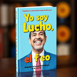 Book cover design featuring the title "Yo soy Lucho, el feo" with a subtitle "Maquillajes a la economía boliviana durante el gobierno del MAS 2006 - 2019", inspired by the Colombian TV program "Yo soy Betty, la fea"