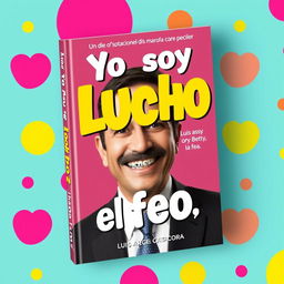 Book cover design featuring the title "Yo soy Lucho, el feo" with graphic characteristics inspired by the Colombian TV program "Yo soy Betty, la fea"