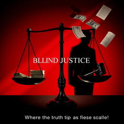 An abstract representation of scales of justice, slightly tilted to suggest imbalance