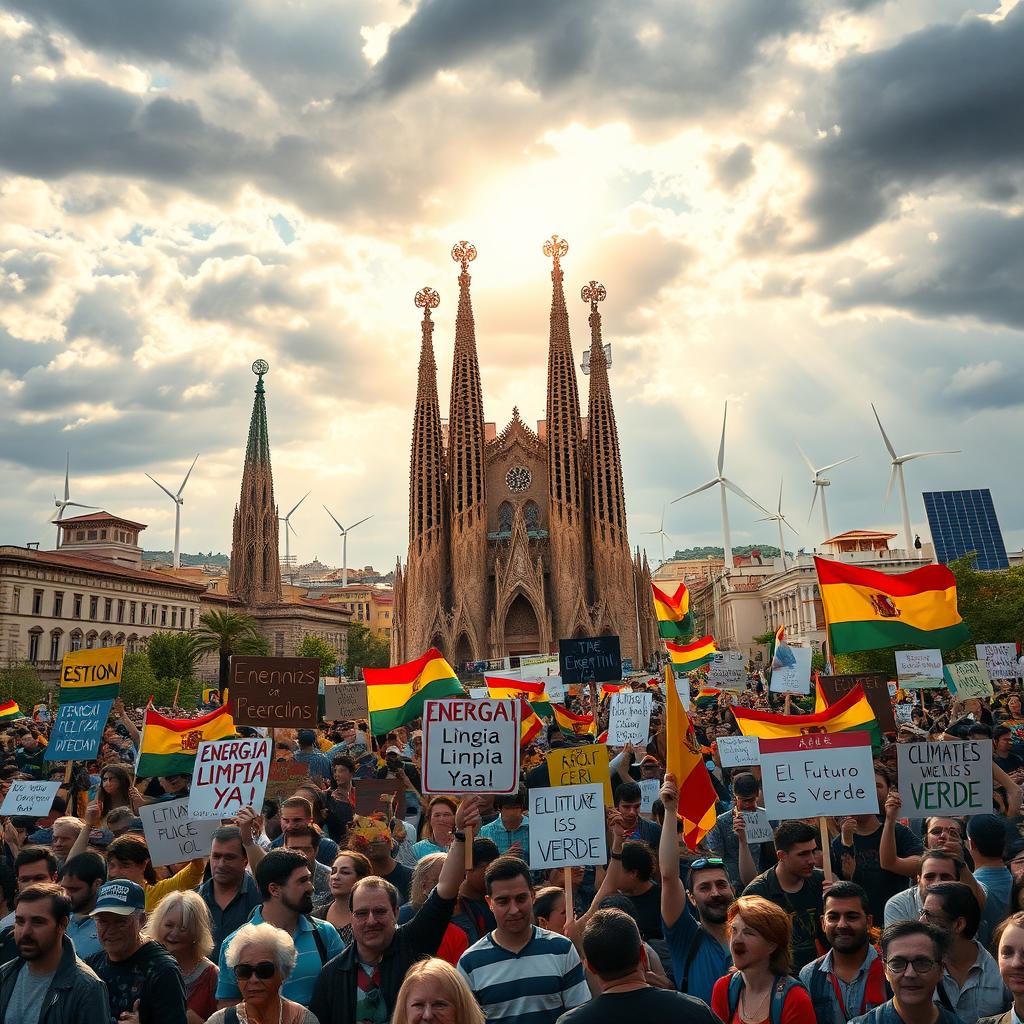 A compelling and energetic depiction of Spain's energy crisis and climate mobilizations