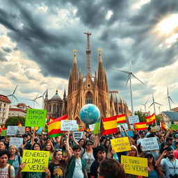 A compelling and energetic depiction of Spain's energy crisis and climate mobilizations