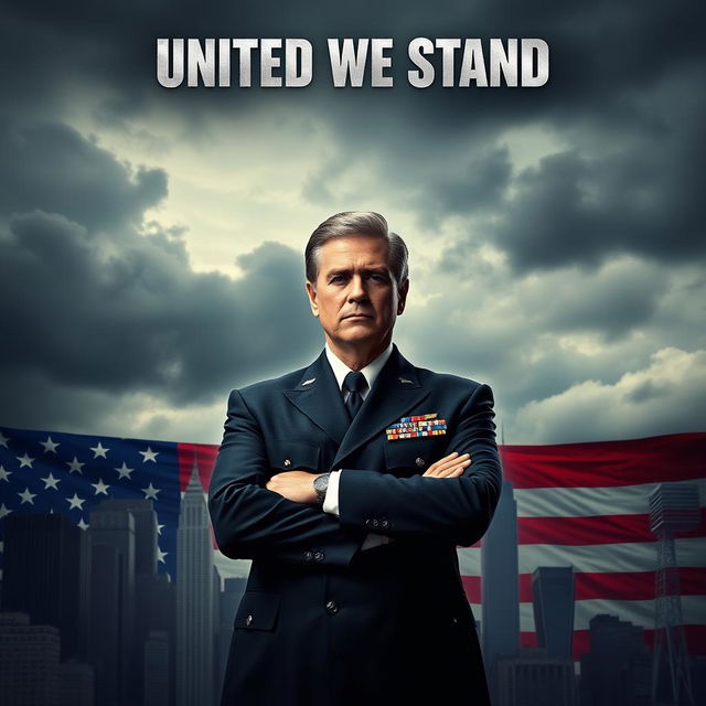 A movie poster for a TV show titled 'United We Stand'