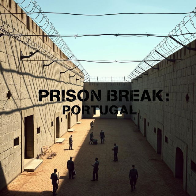 A realistic depiction of a prison setting in Portugal