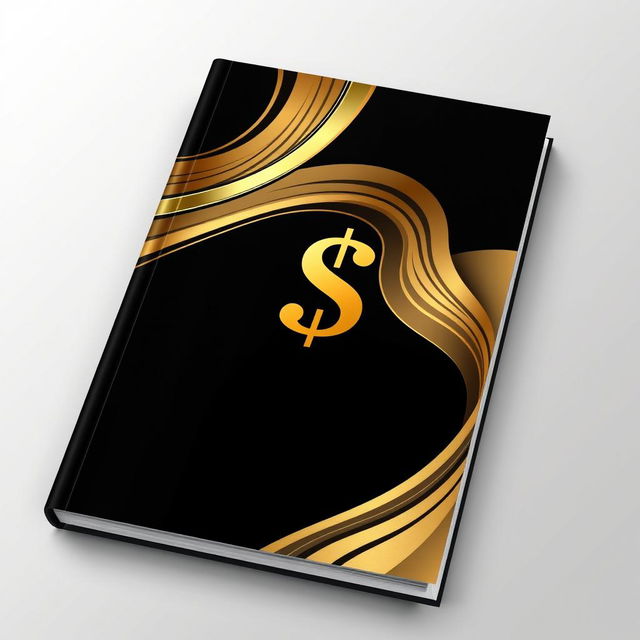 The cover of an e-book featuring an elegant combination of black and gold colors, with a large, prominent money symbol in the center