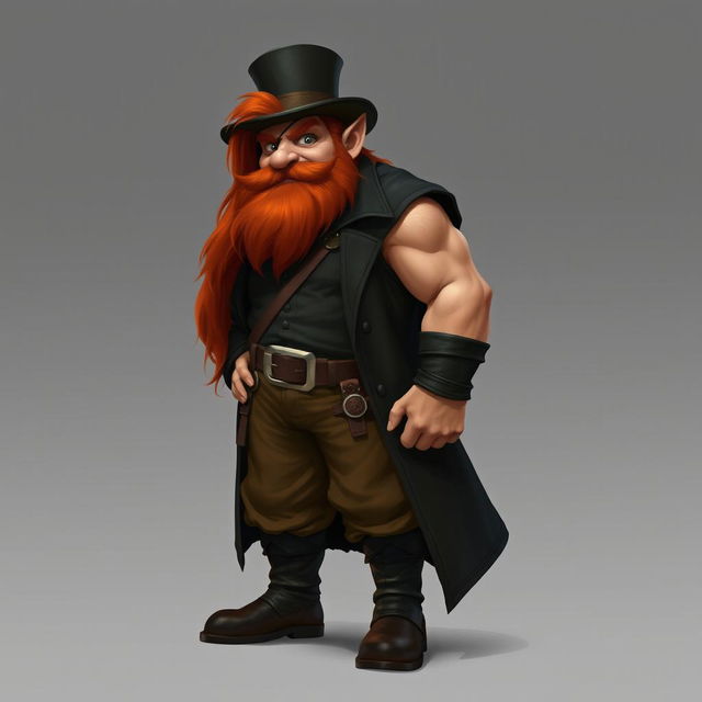 A stout dwarf with a height of 1