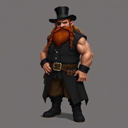 A stout dwarf with a height of 1