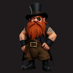 A stout dwarf with a height of 1