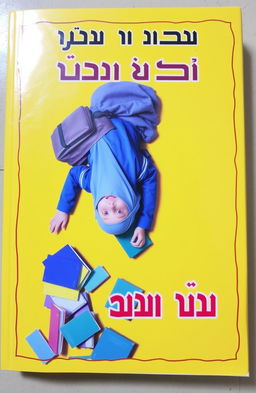 A book cover titled 'مذكرات مصرية تحوم وتدور', featuring a predominantly yellow background