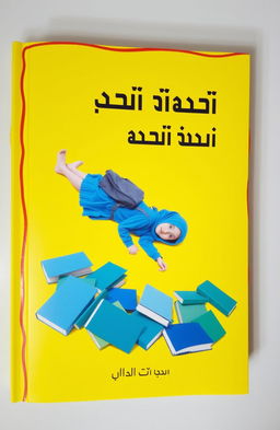 A book cover titled 'مذكرات مصرية تحوم وتدور', featuring a predominantly yellow background