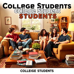 A vibrant and inviting movie poster for the TV show titled 'College Students