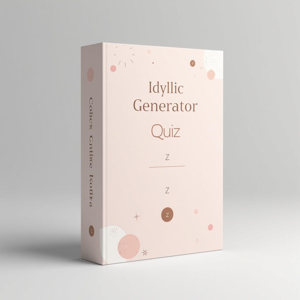 A stunning and professionally designed minimalist book cover with a soft pastel color palette