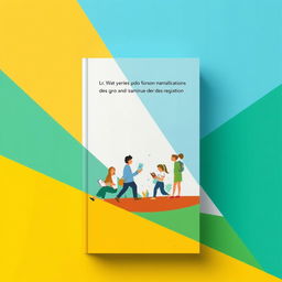 Diseño de portada de libro inspirador y visualmente atractivo para un libro titulado "Narrativas desde la Experiencia Académica, la Proyección Social y la Investigación en Ocio, Recreación y Tiempo Libre"