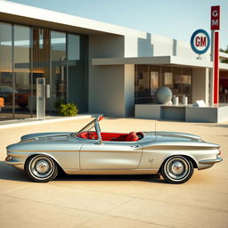 Uber realistic portrayal of the 1962 Corvair Super Spyder Concept, featuring its iconic air-cooled design