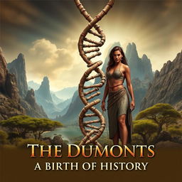 A fantasy epic-inspired DNA strand intertwined with two additional strands, symbolizing an intricate web of destinies