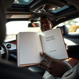 A close-up image focusing on the interior of a luxurious Mercedes Benz