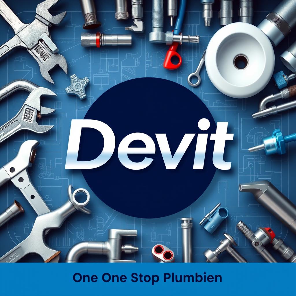 A visually appealing poster for the plumbing store 'Devit'