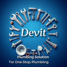 A visually appealing poster for the plumbing store 'Devit'