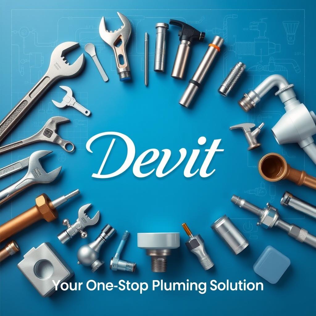 A visually appealing poster for the plumbing store 'Devit'