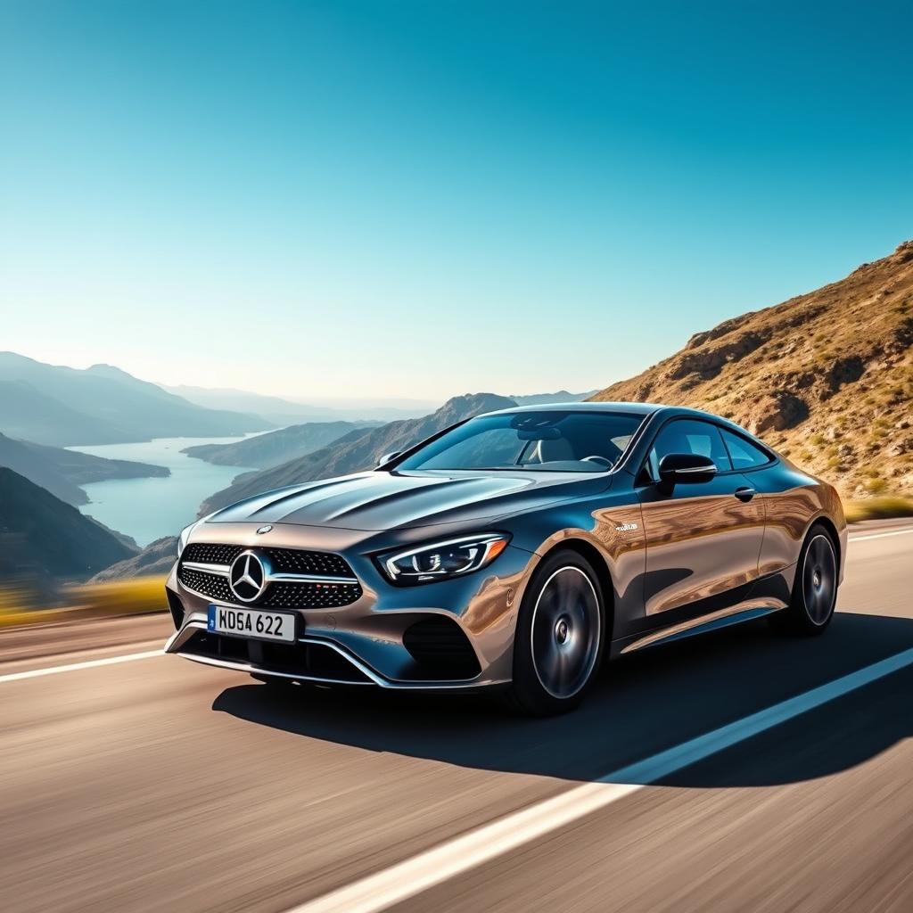 A luxurious hybrid car that beautifully combines the refined elegance of the Hyundai Grandeur HG220 with the sporty performance aesthetic of the Mercedes AMG SL63