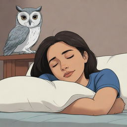 Illustrate an emotional scene from The Owl House where Luz finds Amity passed out. The scene should capture the worry and concern in Luz's expression, while Amity looks vulnerable and helpless.