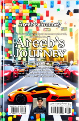 Back cover featuring the vibrant text for "Areeb's Journey