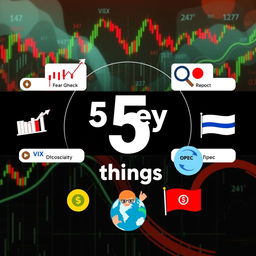 A dynamic stock market-themed background featuring fluctuating stock charts, candlestick patterns, and an abstract rollercoaster image, symbolizing market volatility