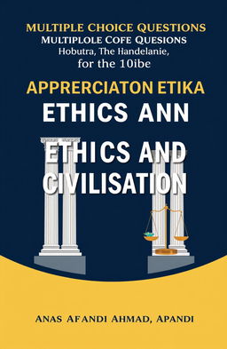 A book cover featuring the title "Multiple Choice Questions for the Subject Appreciation of Ethics and Civilisation / Penghayatan Etika dan Peradaban"