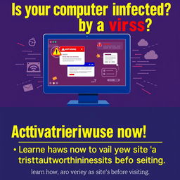 An engaging informational poster about computer security