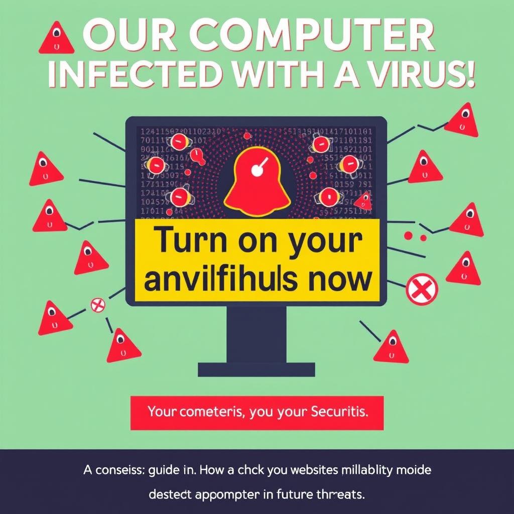 An engaging informational poster about computer security