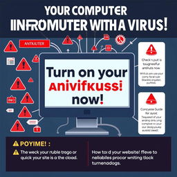 An engaging informational poster about computer security