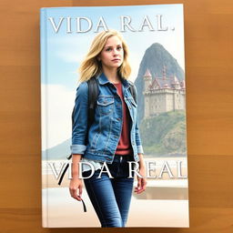 A book cover titled 'VIDA REAL' with a crown near the title