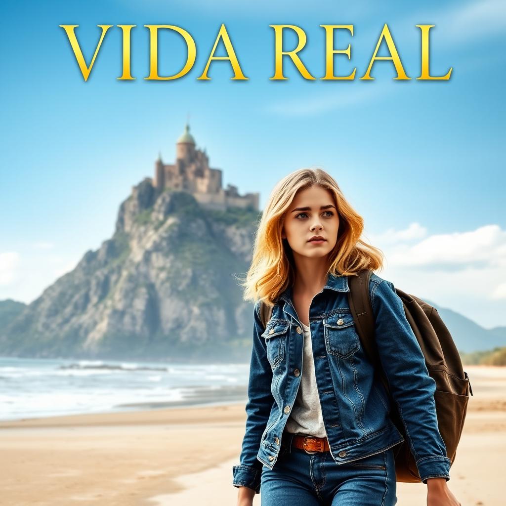 A book cover titled 'VIDA REAL' with a crown near the title