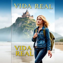 A book cover titled 'VIDA REAL' with a crown near the title