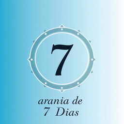 Um gráfico elegante e atraente para ilustrar uma garantia de reembolso de 7 dias