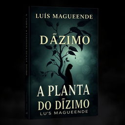 Book cover design for the title 'A PLANTA DO DÍZIMO' by Luís Maguenende