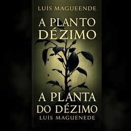 Book cover design for the title 'A PLANTA DO DÍZIMO' by Luís Maguenende